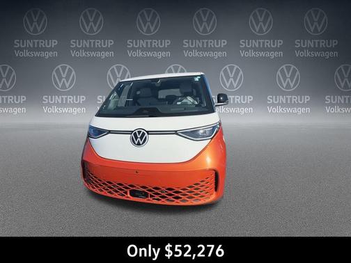 Energetic Orange W/White 2025 Volkswagen ID. Buzz Pro S