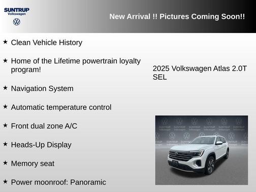 2025 Volkswagen Atlas 2.0T SEL
