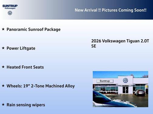 2026 Volkswagen Tiguan 2.0T SE 4MOTION