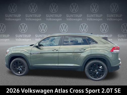 avocado green pearl 2026 Volkswagen Atlas Cross Sport 2.0T SE w/Technology 4MOTION