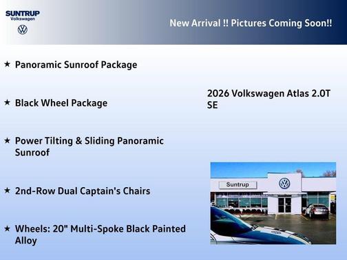2026 Volkswagen Atlas 2.0T SE w/Technology 4MOTION