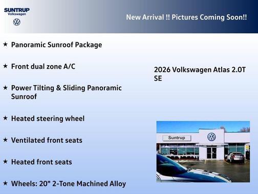 2026 Volkswagen Atlas 2.0T SE w/Technology