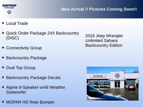 2016 Jeep Wrangler Unlimited Sahara