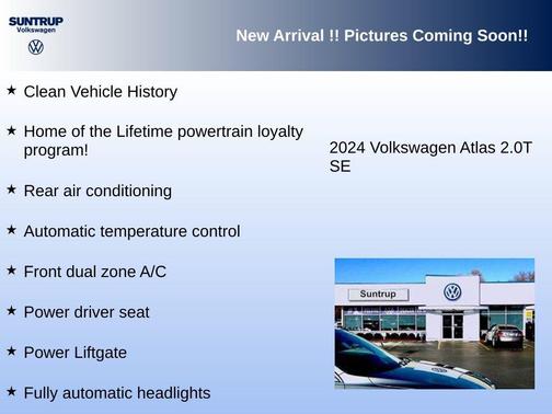 2024 Volkswagen Atlas 2.0T SE w/Technology 4MOTION