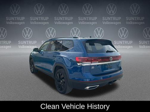 Blue Metallic 2025 Volkswagen Atlas 2.0T SE w/Technology