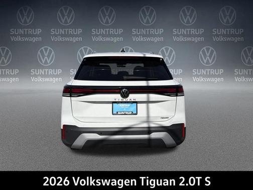 pure white 2026 Volkswagen Tiguan 2.0T S 4MOTION