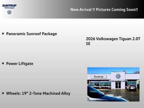 monterey blue pearl 2026 Volkswagen Tiguan 2.0T SE 4MOTION