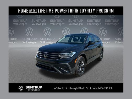 Deep Black Pearl 2023 Volkswagen Tiguan 2.0T SE