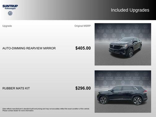Deep Black Pearl 2024 Volkswagen Atlas Cross Sport 2.0T SEL Premium