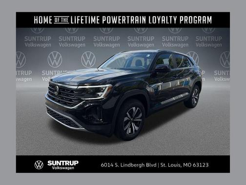 deep black pearl 2026 Volkswagen Atlas Cross Sport 2.0T SE