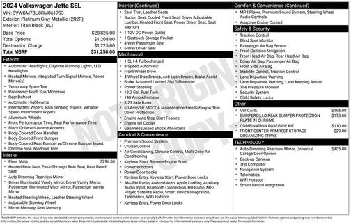 2024 Volkswagen Jetta 1.5T SEL