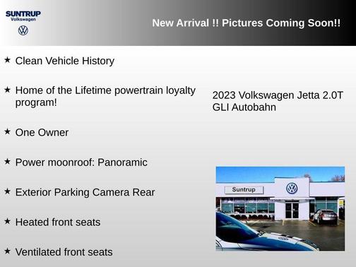 Pure Gray w/Black Roof 2023 Volkswagen Jetta GLI 2.0T Autobahn