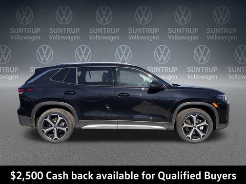 deep black pearl 2026 Volkswagen Tiguan 2.0T SE 4MOTION