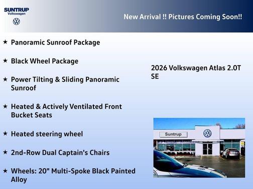 2026 Volkswagen Atlas 2.0T SE w/Technology 4MOTION