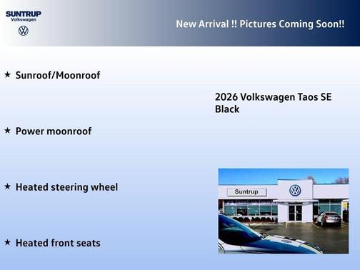 2026 Volkswagen Taos SE Black