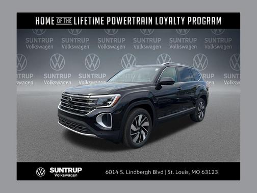 deep black pearl 2026 Volkswagen Atlas 2.0T SEL
