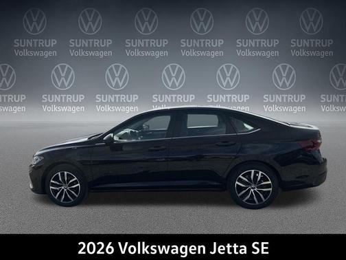 Deep Black Pearl 2026 Volkswagen Jetta 1.4T SE