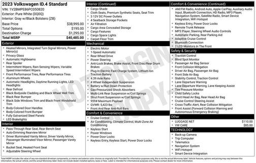 2023 Volkswagen ID.4 Standard