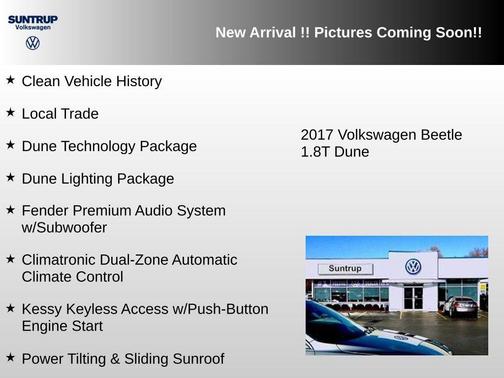 Deep Black 2017 Volkswagen Beetle 1.8T Dune