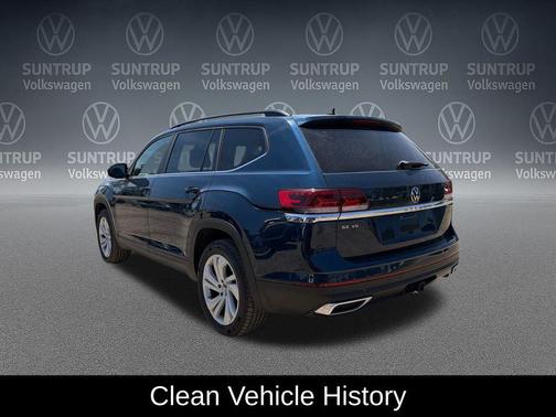 Tourmaline Blue Metallic 2023 Volkswagen Atlas 3.6L SE w/Technology