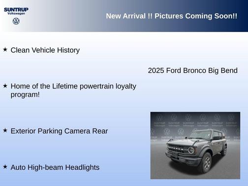 2025 Ford Bronco Big Bend