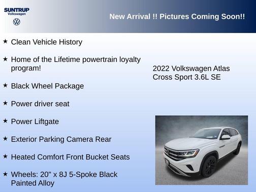 2022 Volkswagen Atlas Cross Sport 3.6L V6 SE w/Technology