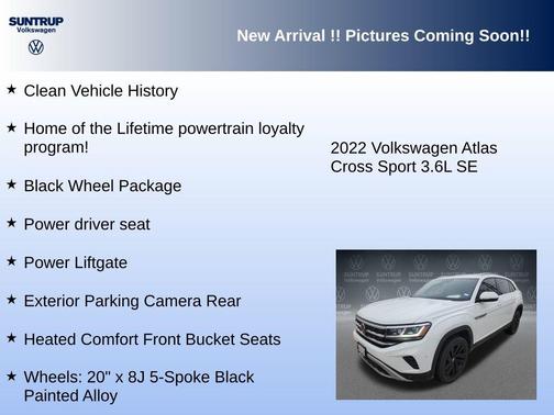2022 Volkswagen Atlas Cross Sport 3.6L V6 SE w/Technology