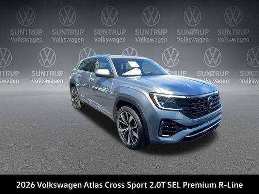 silver mist metallic 2026 Volkswagen Atlas Cross Sport 2.0T SEL Premium