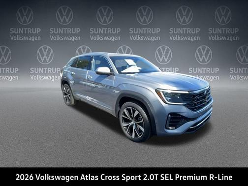 silver mist metallic 2026 Volkswagen Atlas Cross Sport 2.0T SEL Premium