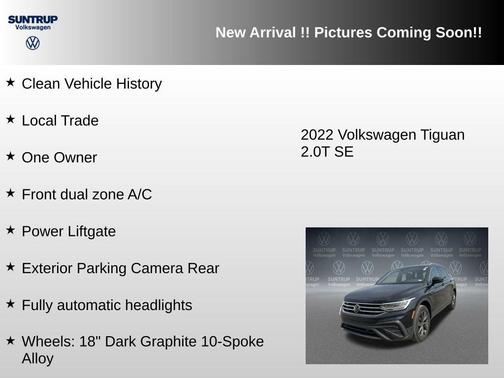 2022 Volkswagen Tiguan 2.0T SE 4MOTION
