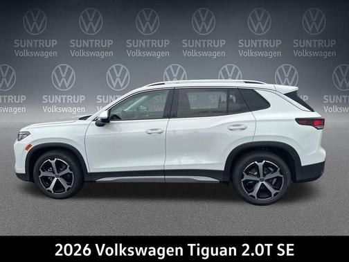 pure white 2026 Volkswagen Tiguan 2.0T SE