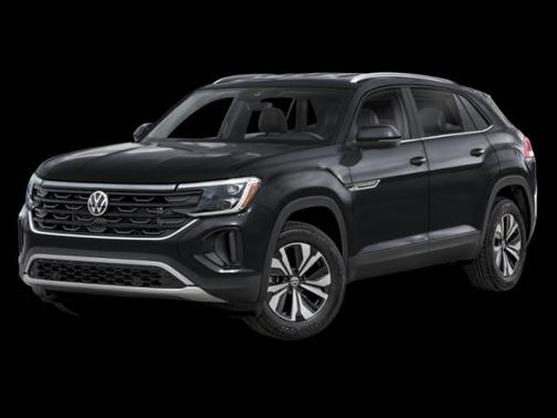 deep black pearl 2026 Volkswagen Atlas Cross Sport 2.0T SE w/Technology 4MOTION
