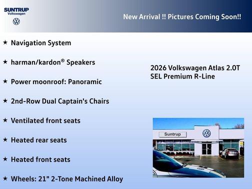 2026 Volkswagen Atlas 2.0T SEL Premium R-Line 4MOTION