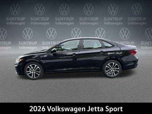 Deep Black Pearl 2026 Volkswagen Jetta 1.4T S