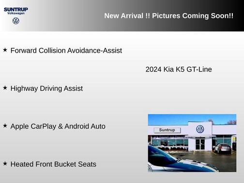Glacial White Pearl 2024 Kia K5 GT-Line
