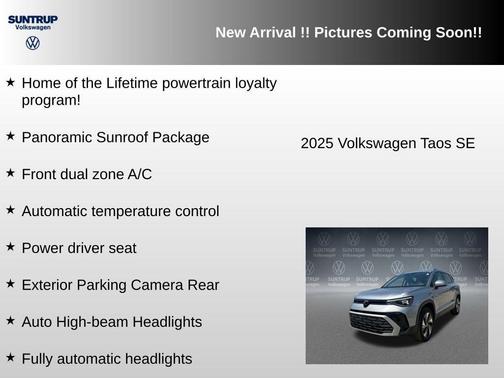 Pyrite Silver Metallic 2025 Volkswagen Taos 1.5T SE