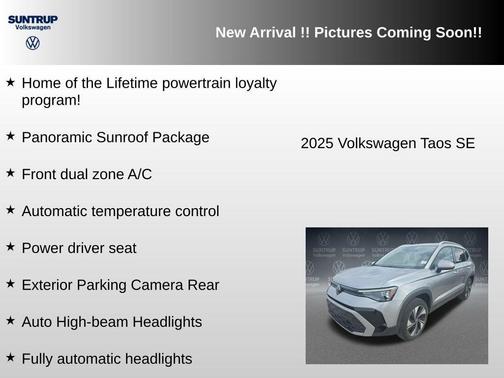 Pyrite Silver Metallic 2025 Volkswagen Taos 1.5T SE