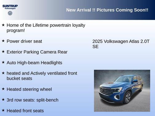 2025 Volkswagen Atlas 2.0T SE