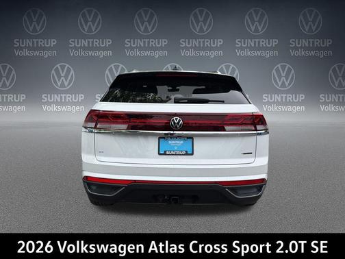 opal white pearl 2026 Volkswagen Atlas Cross Sport 2.0T SE w/Technology 4MOTION