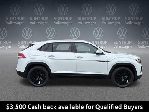 opal white pearl 2026 Volkswagen Atlas Cross Sport 2.0T SE w/Technology 4MOTION