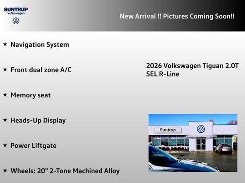 opal white pearl 2026 Volkswagen Tiguan 2.0T SEL R-Line 4MOTION