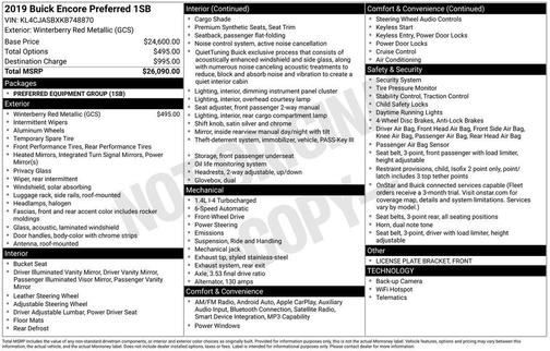 2019 Buick Encore Preferred