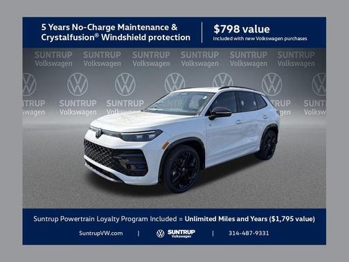 opal white pearl 2026 Volkswagen Tiguan 2.0T SE R-Line Black
