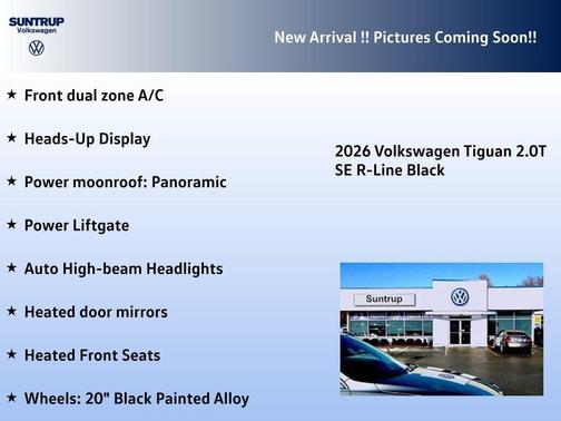 2026 Volkswagen Tiguan 2.0T SE R-Line Black