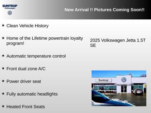 Platinum Gray Metallic 2025 Volkswagen Jetta 1.5T SE