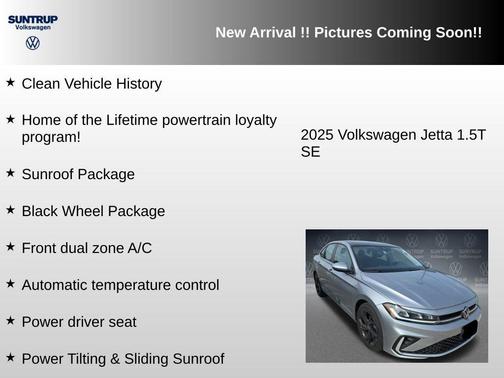 Silver Metallic 2025 Volkswagen Jetta 1.5T SE