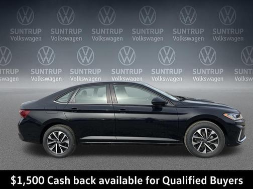 Deep Black Pearl 2026 Volkswagen Jetta 1.4T S