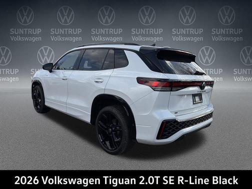 opal white pearl 2026 Volkswagen Tiguan 2.0T SE R-Line Black 4MOTION