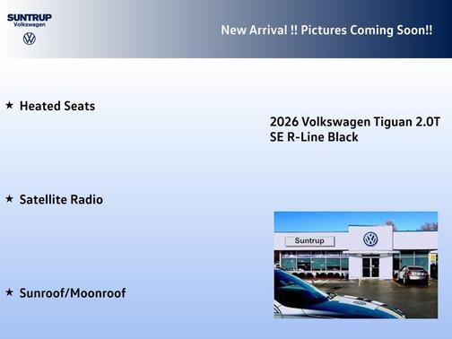 2026 Volkswagen Tiguan 2.0T SE R-Line Black