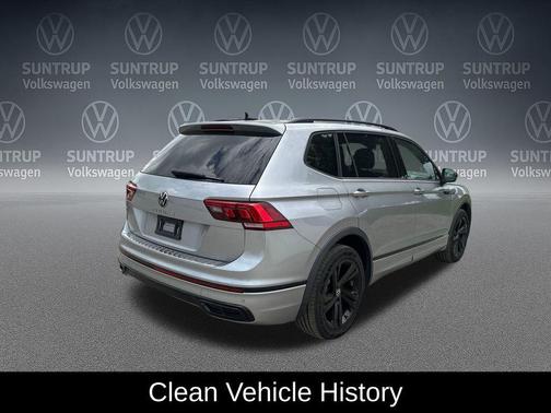 Silver Metallic 2023 Volkswagen Tiguan 2.0T SE R-Line Black
